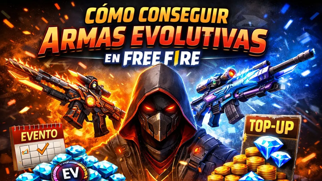 Cómo conseguir armas evolutivas en Free Fire
